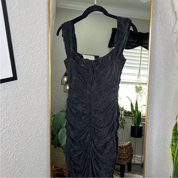 NWOT HOUSE OF CB Cesca Black Corset Floral Maxi Dress - Picture 8 of 8